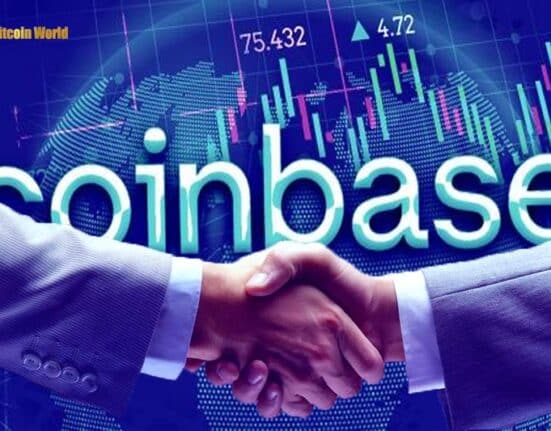 5% of all Bitcoins are held by Coinbase, according to data.