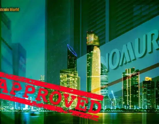 Nomura crypto arm Laser Digital bags Abu Dhabi license
