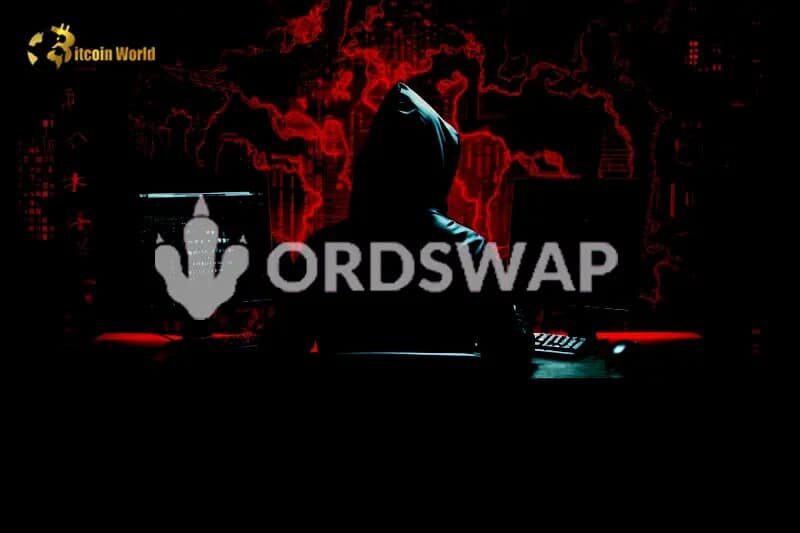 Following a loss of website management, Ordswap advises users to retrieve their keys.