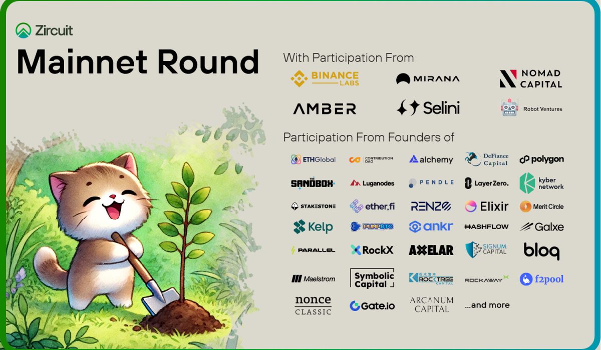 Zircuit Raises Mainnet Funding Round With Participation From Binance Labs, Mirana Ventures, And Others