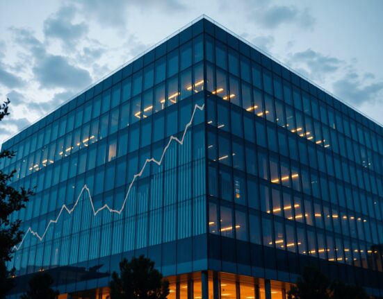Silicon Valley office building at dusk representing venture capital firm Andreessen Horowitz