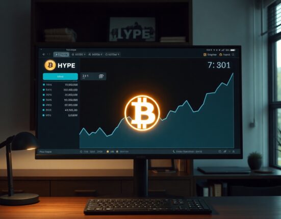 Cryptocurrency exchange interface showing HYPE token and wallet deposit activity