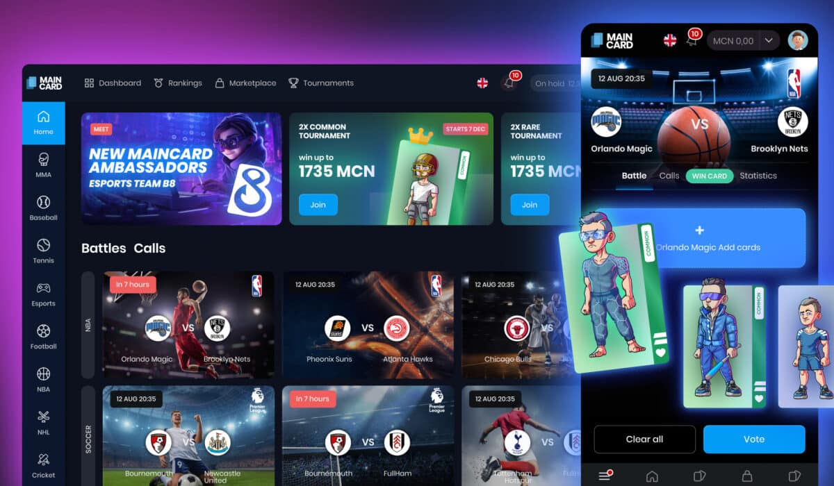 Web3 Sports Fantasy Manager Maincard.io is Breaking into Esports with Big-Name Partnerships