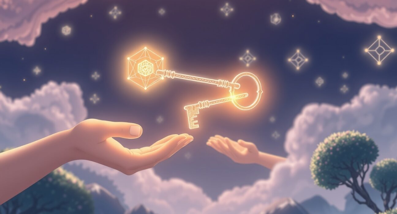 Symbolic transition of AaveDAO governance responsibility as Aave Chan Initiative departs.