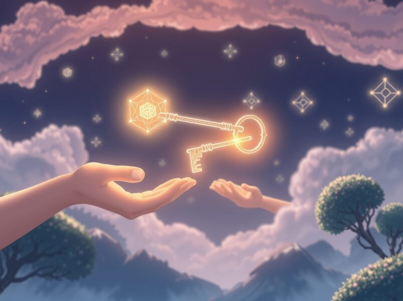 Symbolic transition of AaveDAO governance responsibility as Aave Chan Initiative departs.