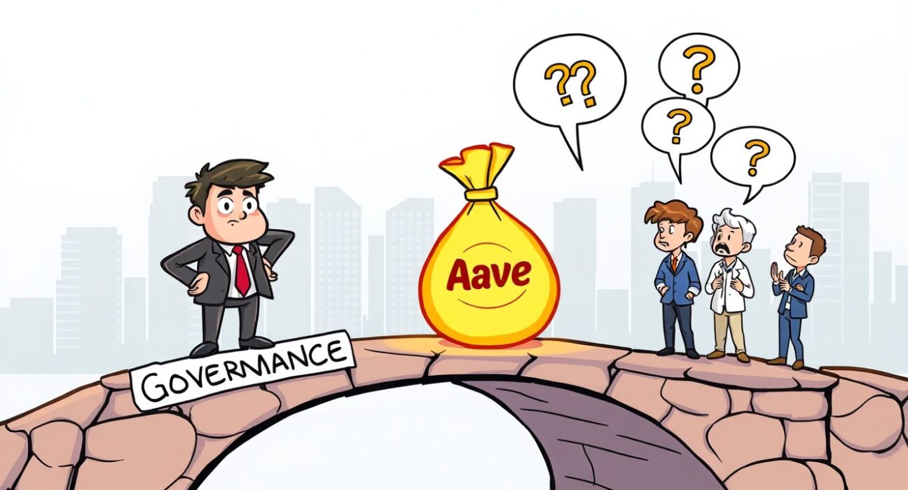 Aave founder makes a bold purchase of AAVE tokens during a governance debate, showing confidence in the project's future.