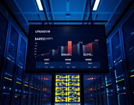 Dashboard showing Aave liquidity metrics for WETH, USDT, and USDC after recovery from KelpDAO rsETH hack