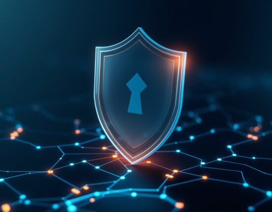 Aave Shield feature protecting a digital cryptocurrency transaction from high-risk price impacts.