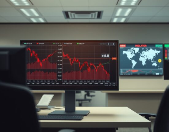 Abraxas Capital's oil trading strategy shown on digital terminal with price charts
