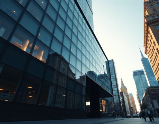 London financial district office building representing Abraxas Capital's headquarters