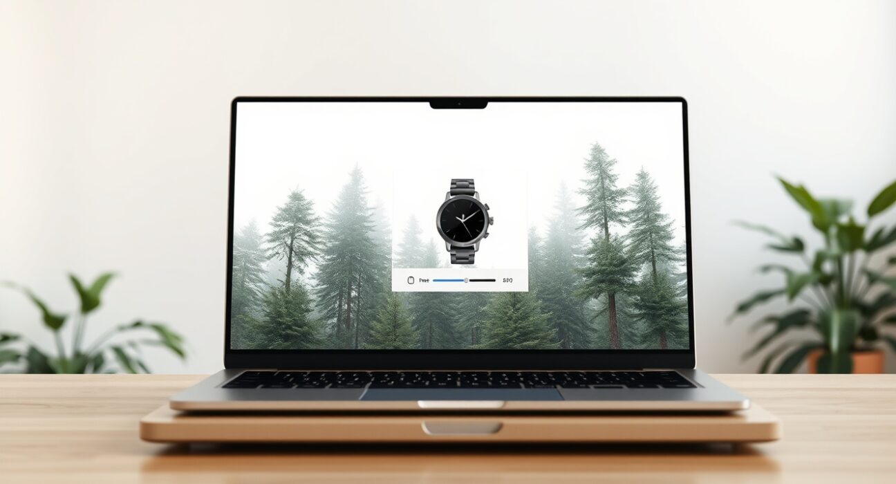 Adobe Firefly AI Assistant interface demonstrating automated photo editing for a product in a forest setting.