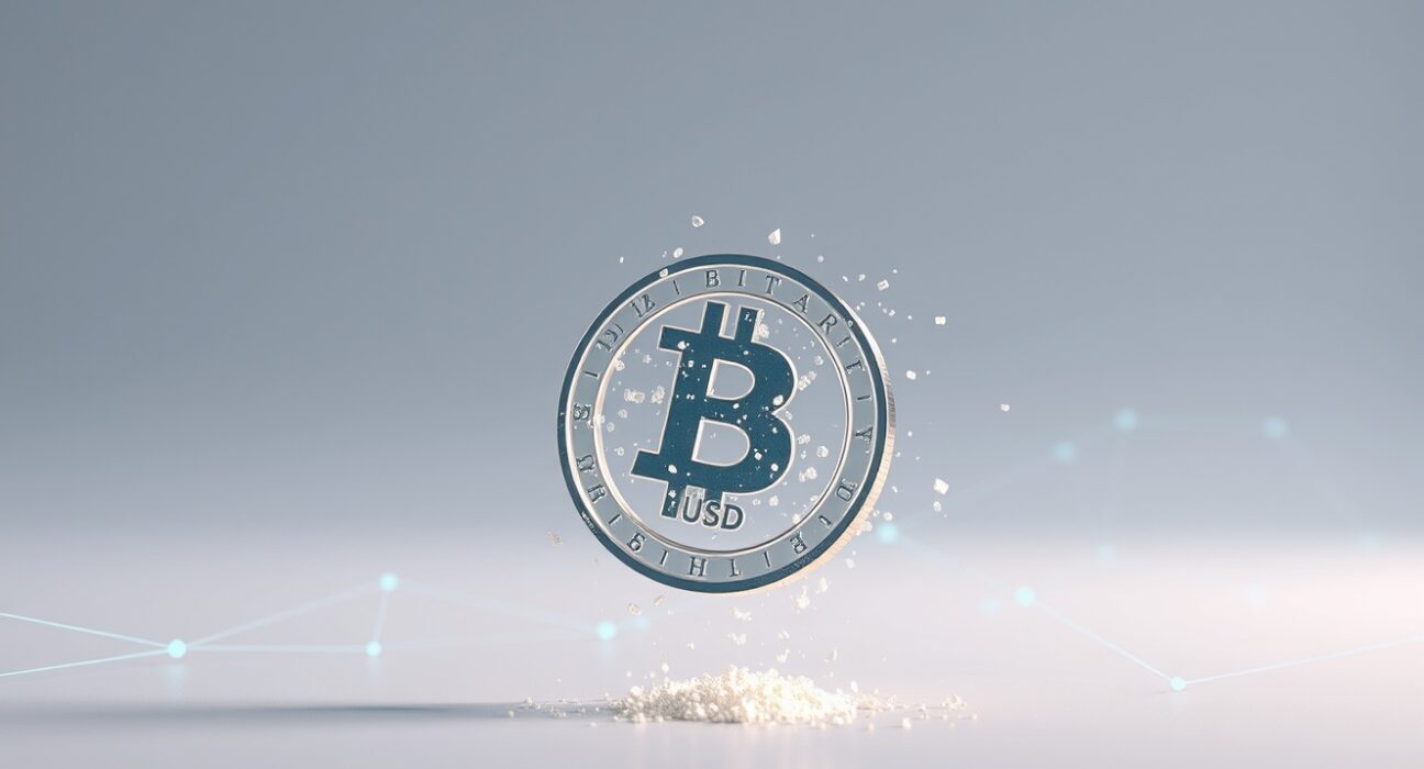 Agora AUSD stablecoin dissolving on the Injective blockchain network.