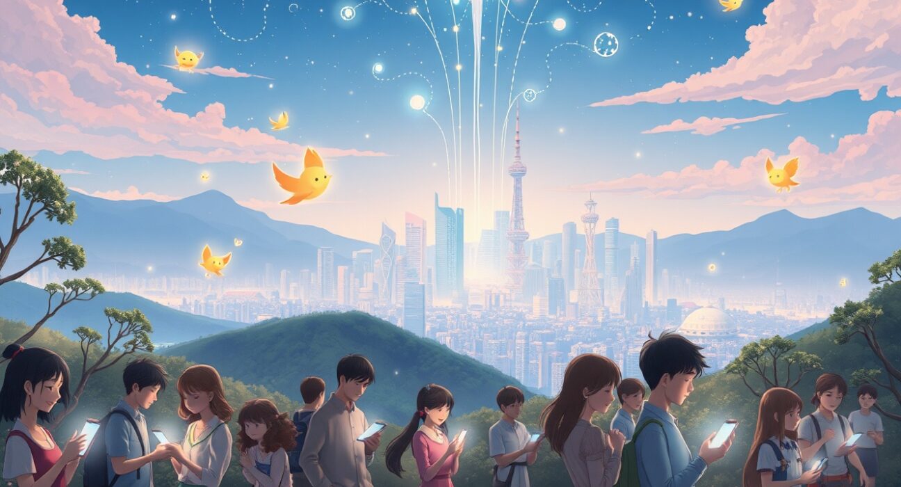 Historic 2025 shift where AI app adoption drove mobile app revenue past games for the first time globally.