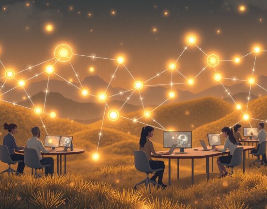 AI coordination model connecting diverse team members through social intelligence neural networks