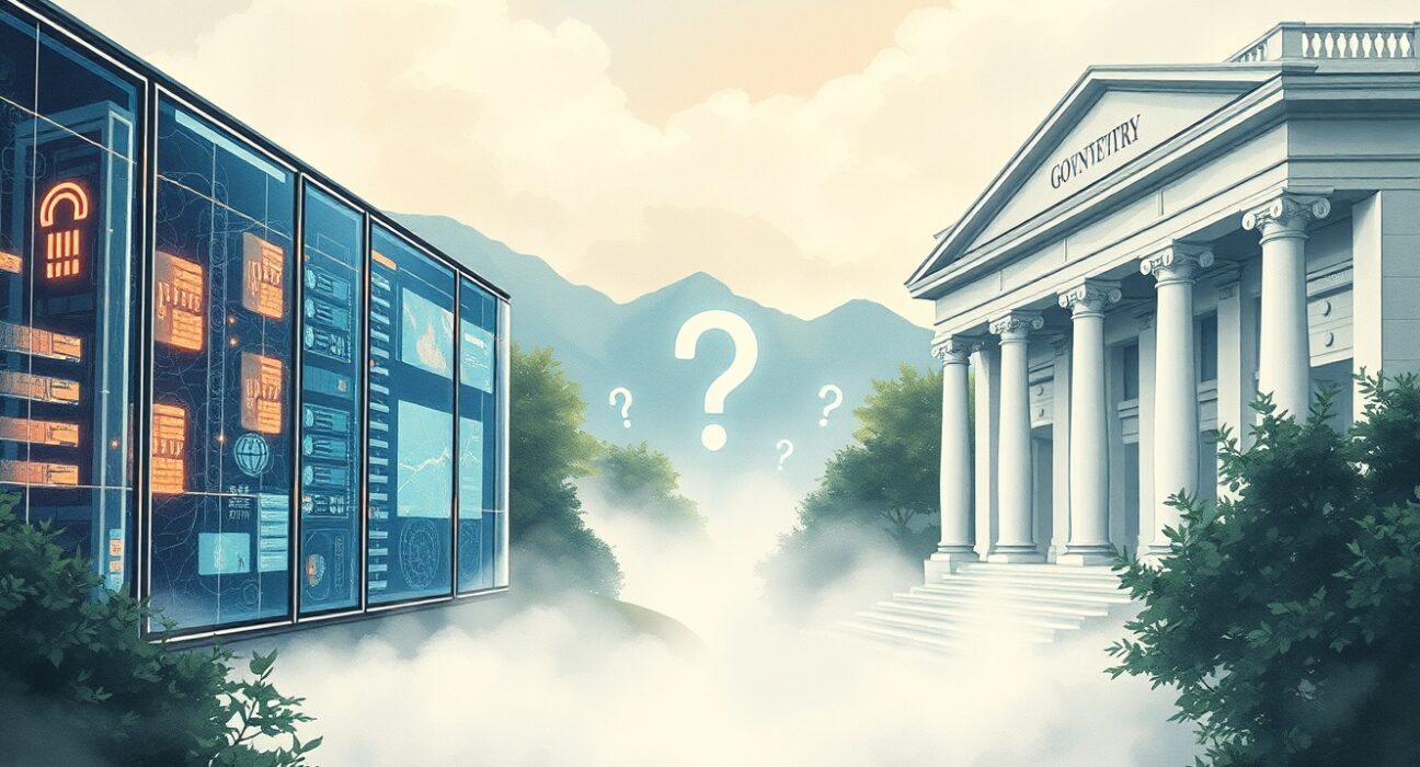 AI government collaboration gap between tech innovation and policy planning with ethical implications