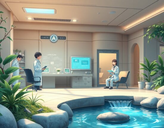 AI healthcare transformation showing doctors using technology for administrative tasks rather than patient diagnosis