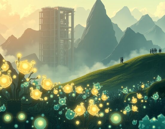 A reflective analysis of the AI industry's pivotal 2025 shift from hype to scrutiny over valuations and safety.