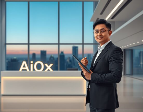 AI0x CEO Park Seong-hoon at the company's headquarters following the strategic rebranding from Tikrimi.