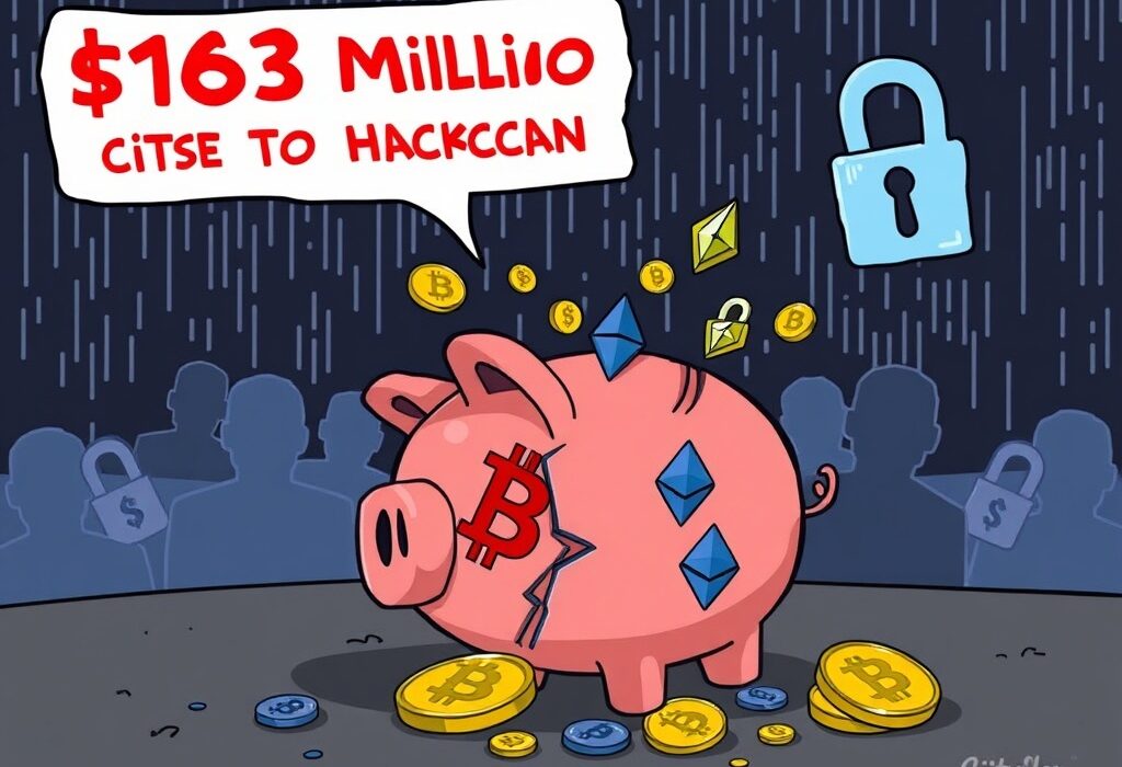 Alarming Crypto Hacks: Industry Suffers $163M Loss in August