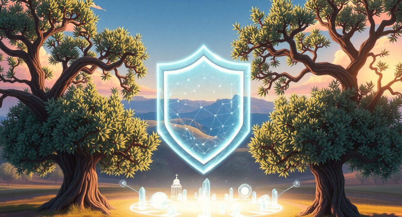 Aleo's regulatory-compliant privacy blockchain harmonizing advanced technology with financial law compliance.