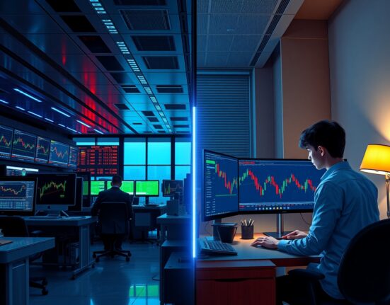 Algo trading debate in FX market shows split between bank trading floor and nonbank home office, highlighting liquidity shift.