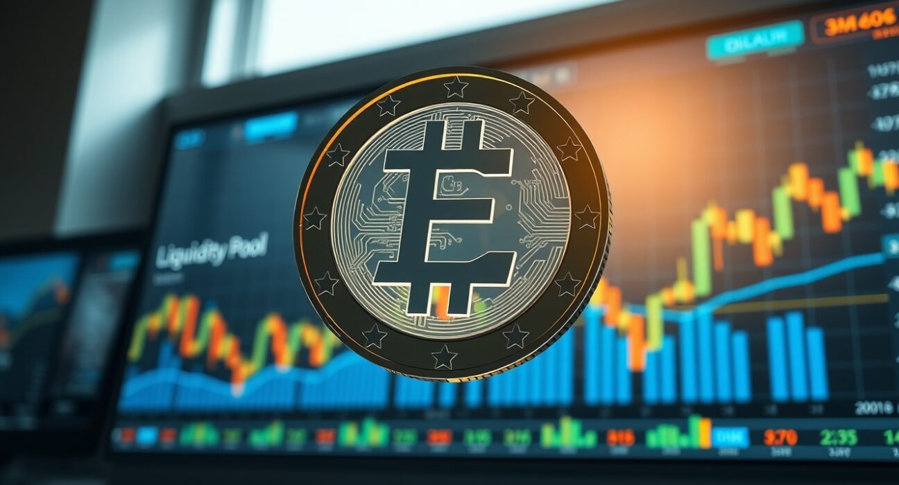 AllUnity's EURAU euro stablecoin integration with decentralized exchange liquidity pools for institutional trading.