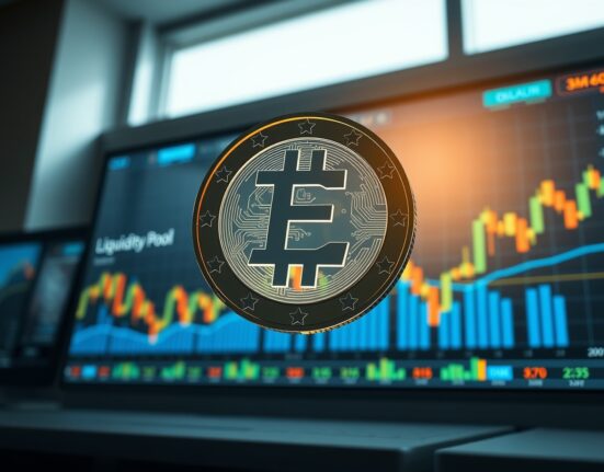 AllUnity's EURAU euro stablecoin integration with decentralized exchange liquidity pools for institutional trading.