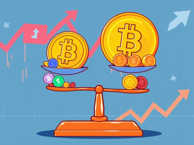 揭开秘密:山寨币季节指数显示比特币主导地位为32