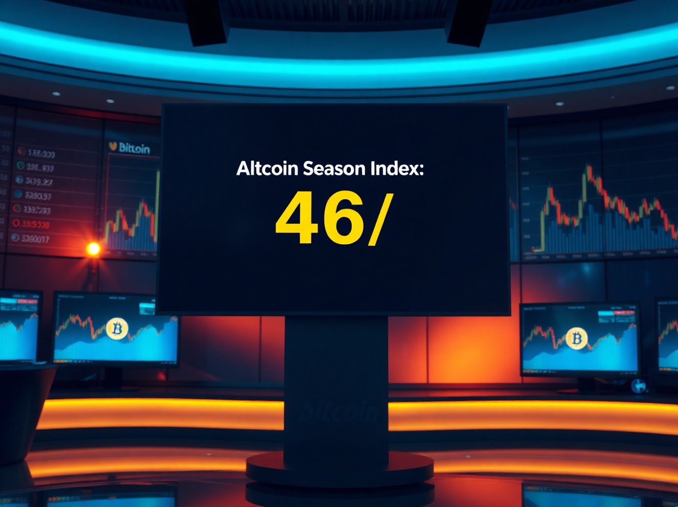 Altcoin Season Index Drops to 46: Bitcoin Dominance Continues