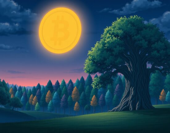 Visual metaphor for the Altcoin Season Index showing Bitcoin's current dominance over altcoins in the crypto market cycle.