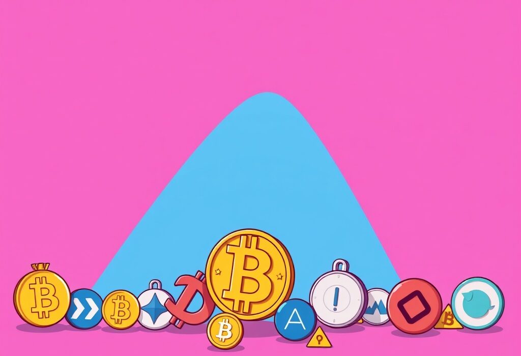 A cartoon illustration showing Bitcoin dominating, signaling the current Bitcoin Season and its impact on the Altcoin Season Index.