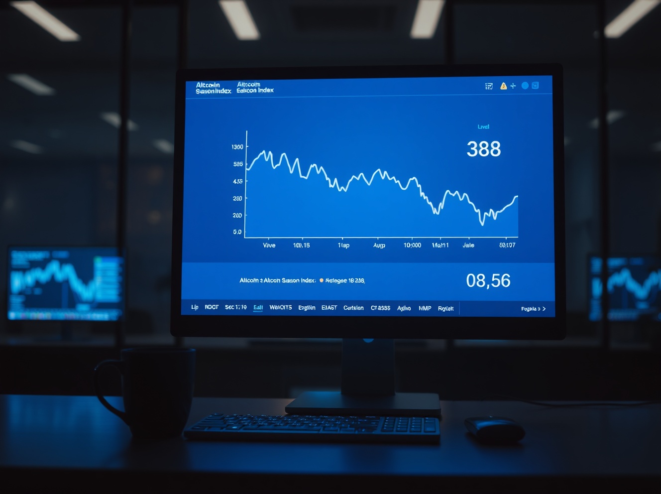 Altcoin Season Index Drops to 38 as Bitcoin Dominance Holds Steady