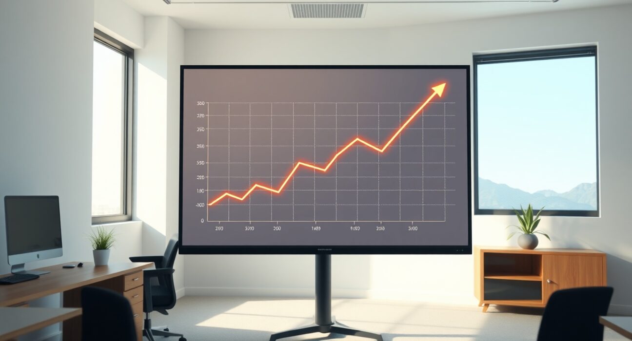 The Altcoin Season Index displayed on a financial chart screen, indicating a rise to 35 and potential market rotation.