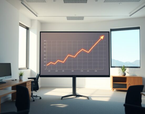 The Altcoin Season Index displayed on a financial chart screen, indicating a rise to 35 and potential market rotation.