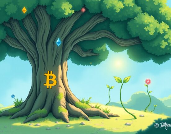 The Altcoin Season Index indicates growing altcoin momentum against Bitcoin in the cryptocurrency market cycle.