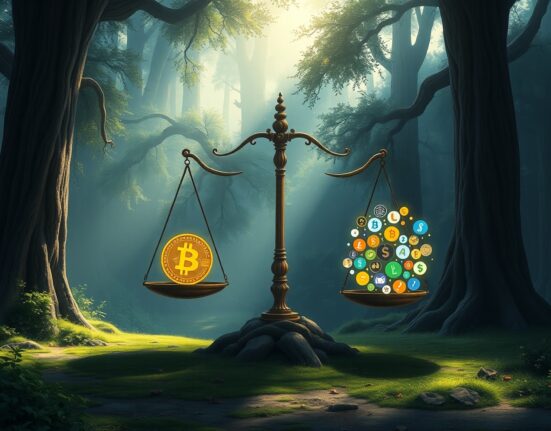 Analysis of the Altcoin Season Index holding at 36, representing balanced cryptocurrency market dynamics.