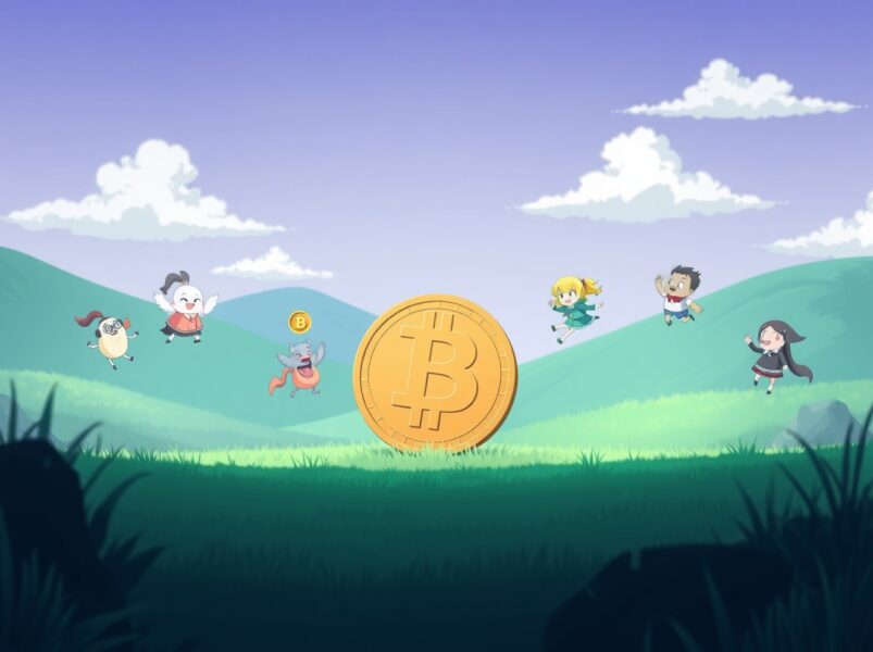 Conceptual illustration of capital flowing from stagnant Bitcoin to vibrant altcoins in the cryptocurrency market.