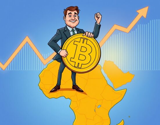 An executive symbolizing Altvest Capital's groundbreaking Bitcoin investment strategy for African markets.