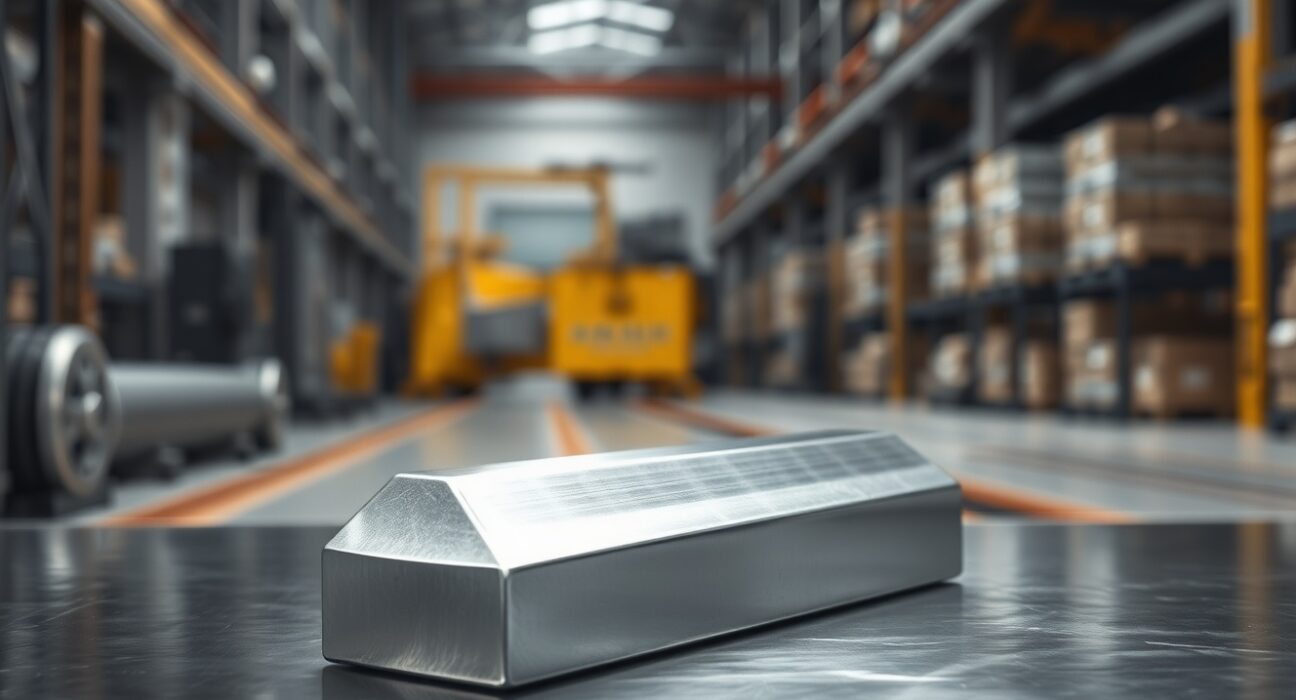 Aluminium ingot representing the commodity's supply deficit and market analysis.