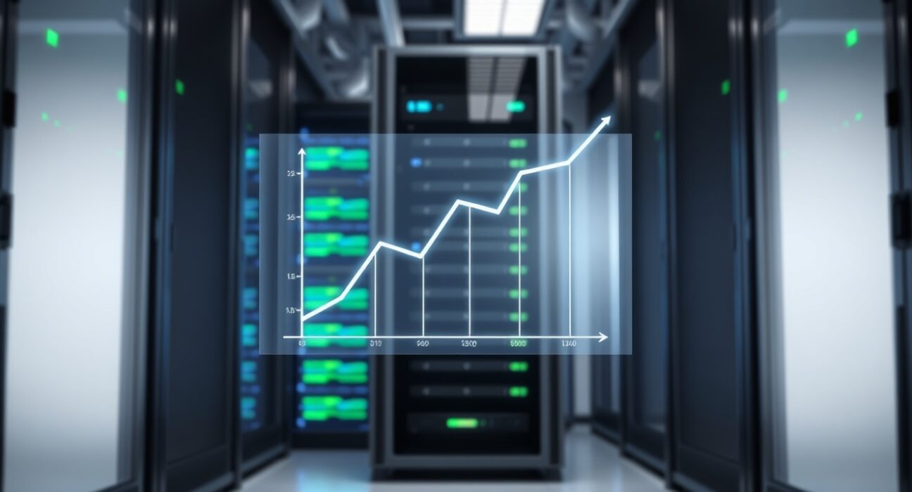 Amazon AWS data center infrastructure representing CEO Andy Jassy's competitive strategy against Nvidia and Intel.
