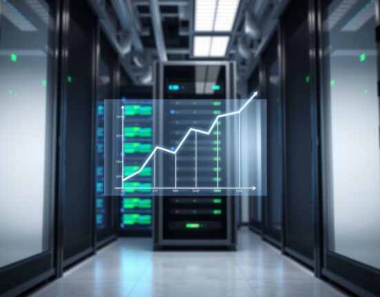 Amazon AWS data center infrastructure representing CEO Andy Jassy's competitive strategy against Nvidia and Intel.