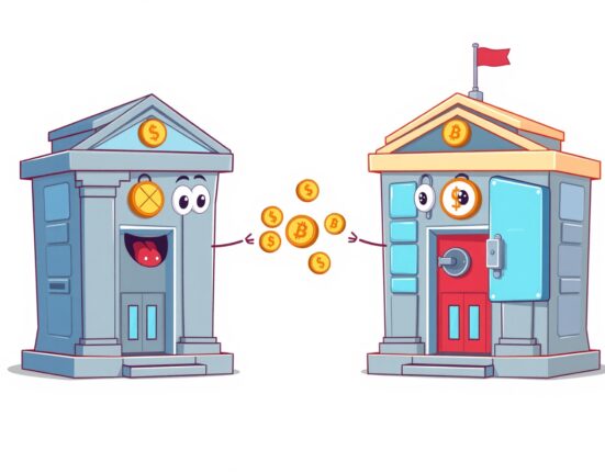 Strategic illustration of Anchorage Digital acquiring Hedgey to enhance crypto token management services.