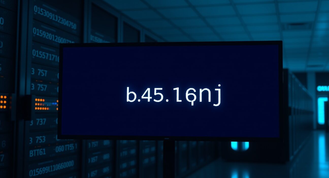 Anonymous Bitcoin wallet address on a digital screen showing a 733 BTC withdrawal from Binance worth $45.18 million.
