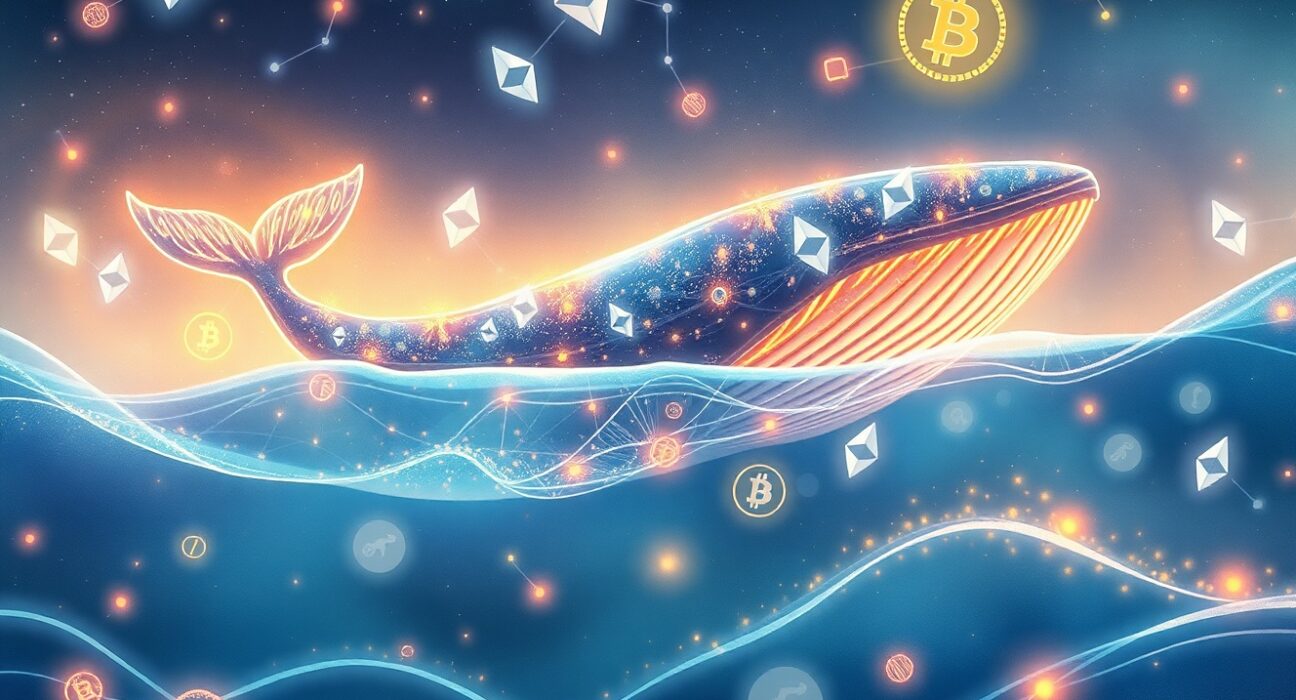 Cryptocurrency whale accumulating $100 million in Ethereum and Bitcoin through private trades