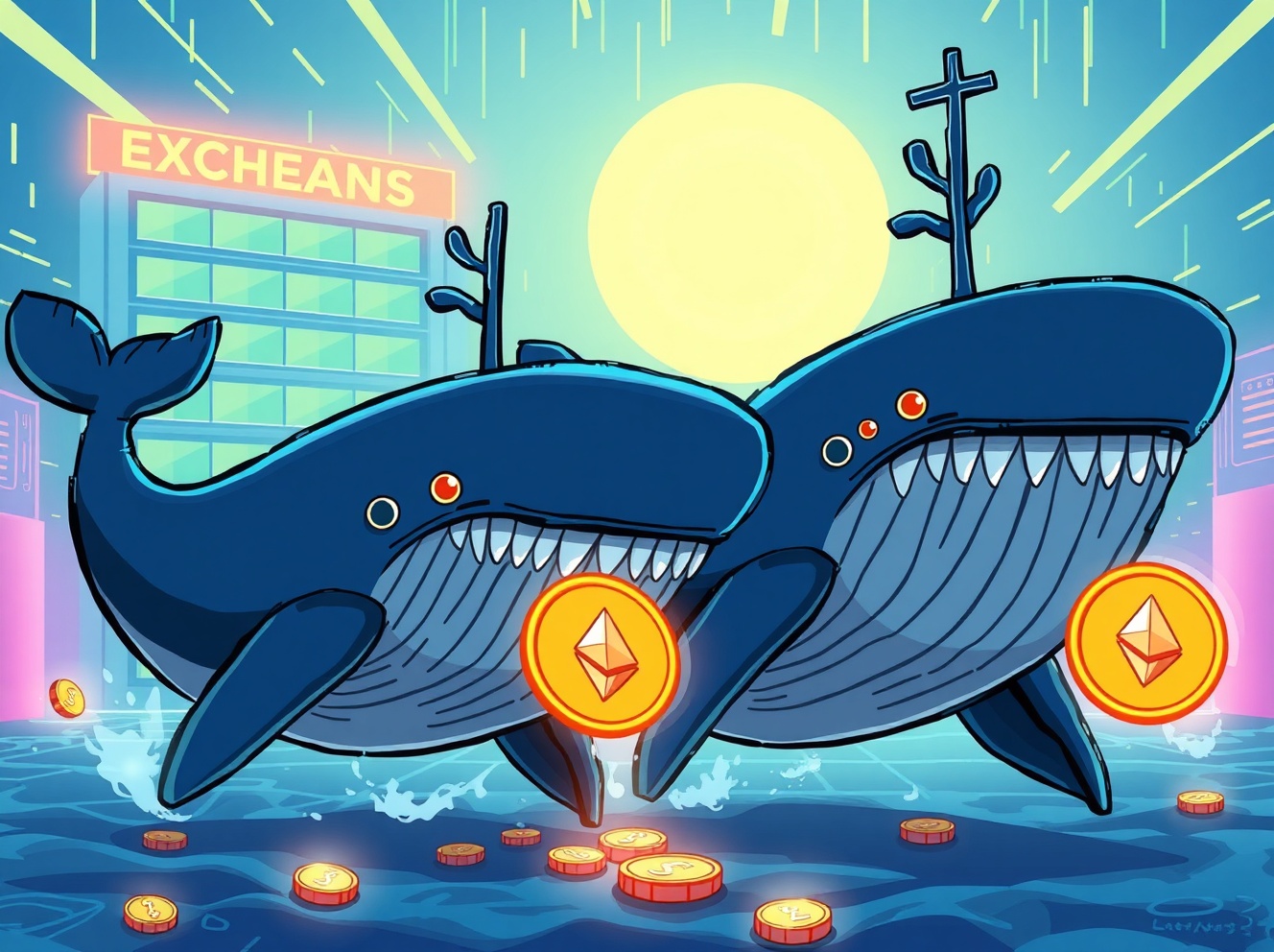 Massive Move: Anonymous Whales Withdraw $14.2 Million in Ethereum from Binance