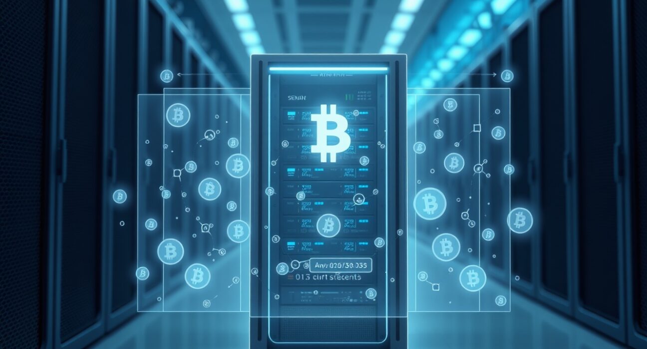 Ant Digital's Anvita crypto payment platform enabling transactions between AI agents in a data center.