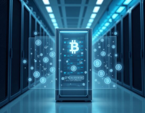 Ant Digital's Anvita crypto payment platform enabling transactions between AI agents in a data center.