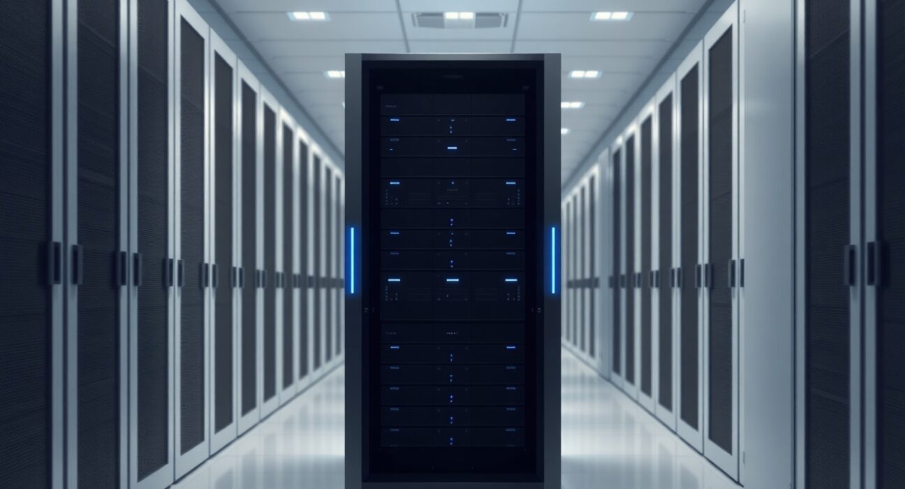 Enterprise AI infrastructure and server racks representing continued Anthropic Claude availability