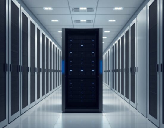 Enterprise AI infrastructure and server racks representing continued Anthropic Claude availability