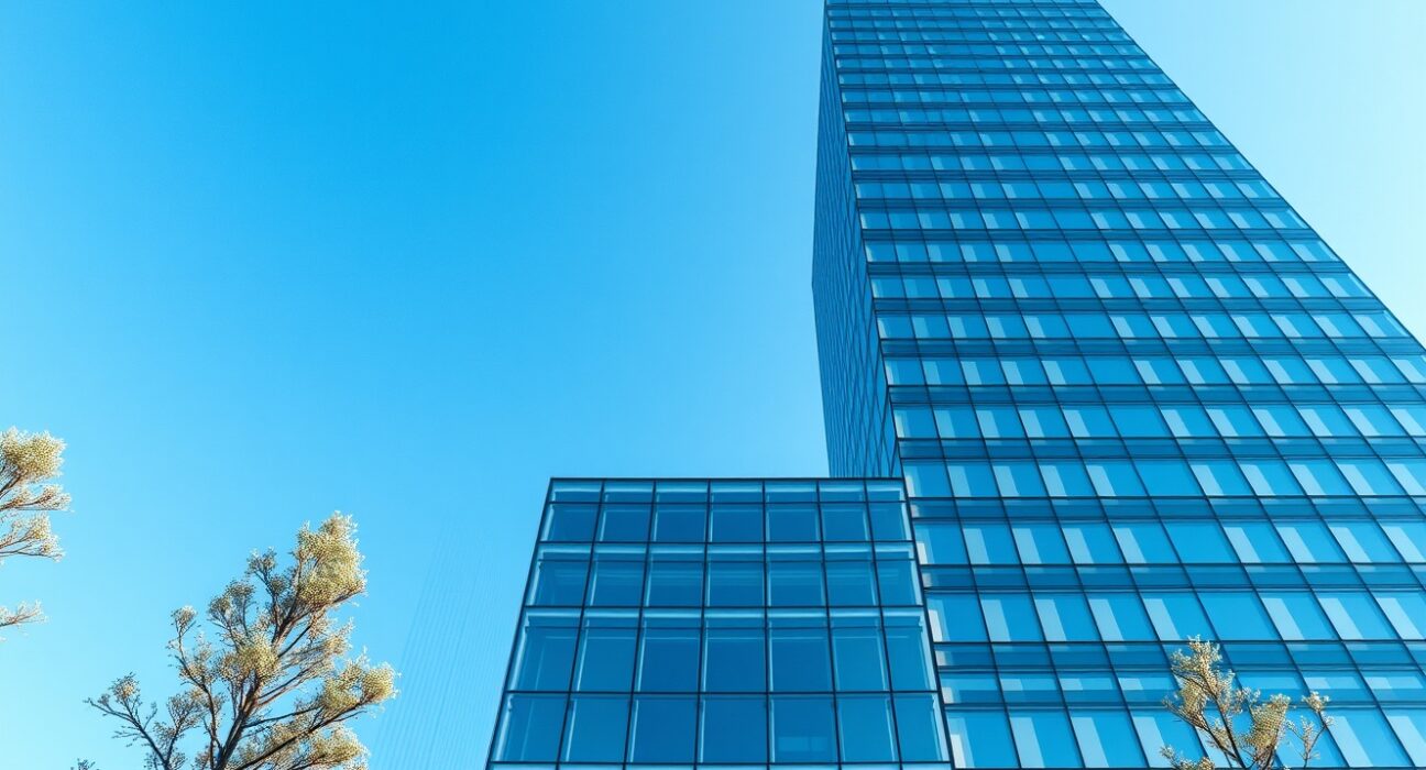 Modern corporate headquarters building representing Anthropic's IPO filing